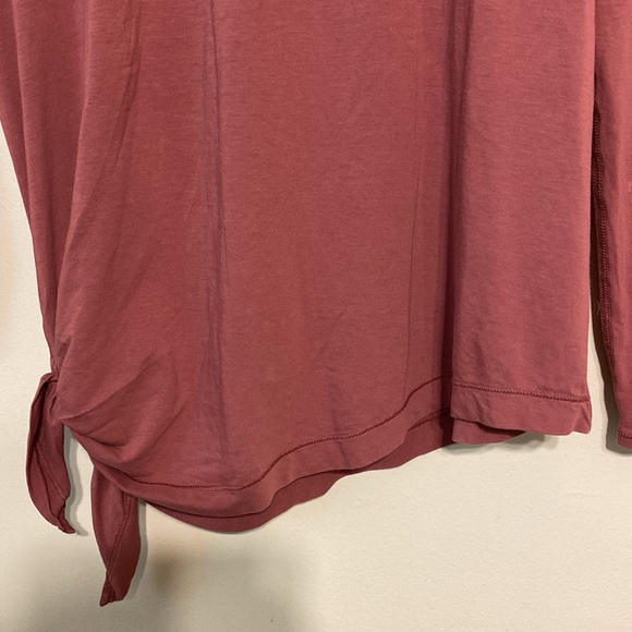 Lululemon To The Point Long Sleeve Loose Fit Misty Merlot Tee-Shirt - Picture 6 of 14